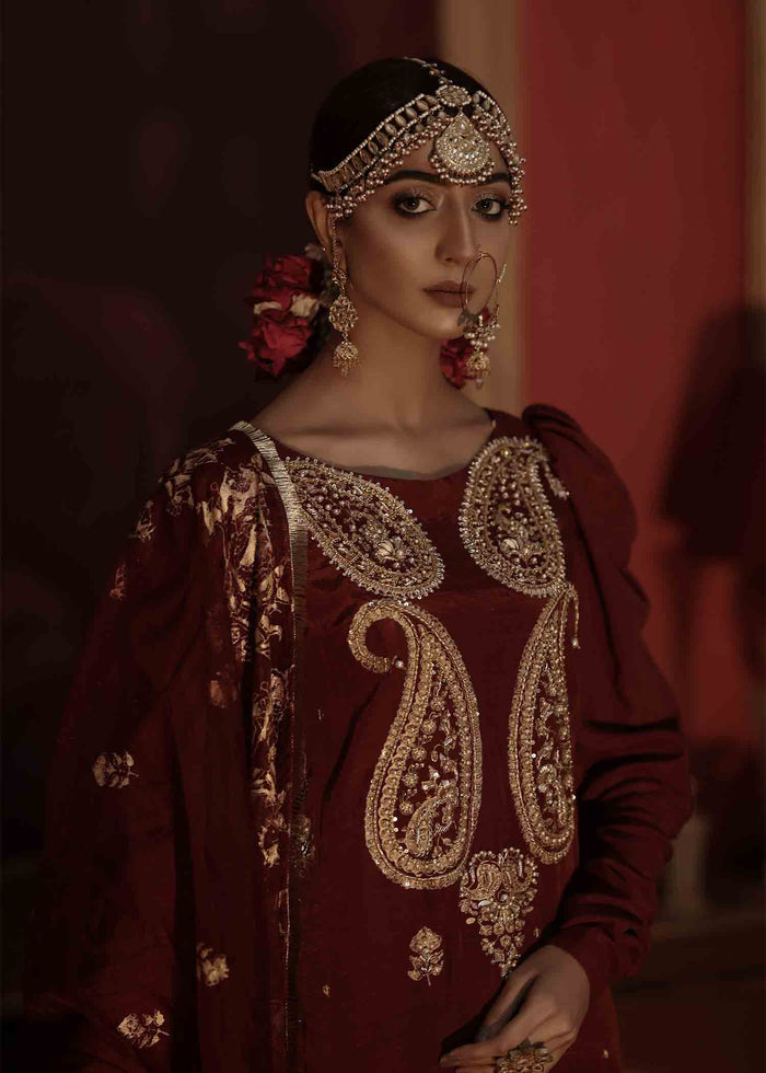 ZEENIYA OFFICIALS | SAIYAAN JI - FORMAL - TRADITIONAL MAROON